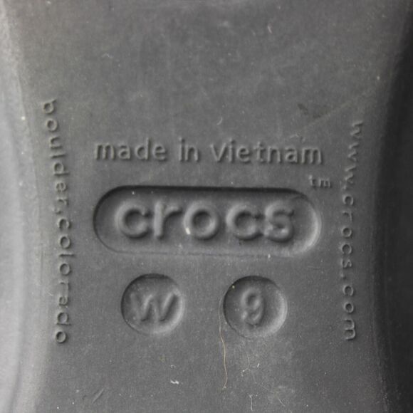 Crocs Ballet Flats Slip On Comfort Womens 9 Black Shoes - Picture 9 of 9